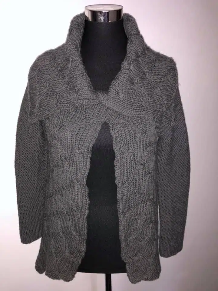 Tolle Kuscheljacke mit Muster